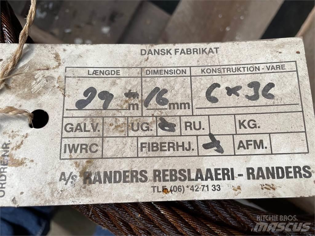 Stålwire Ø16 mm Kraanade varuosad ja varustus