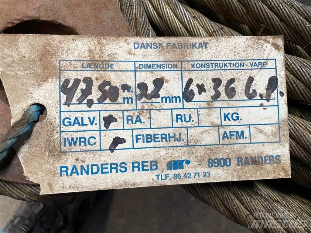  Stålwire Ø22 mm Kraanade varuosad ja varustus