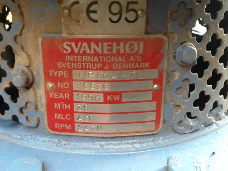  Svanehøj NP 50A-TL pumpe Veepumbad