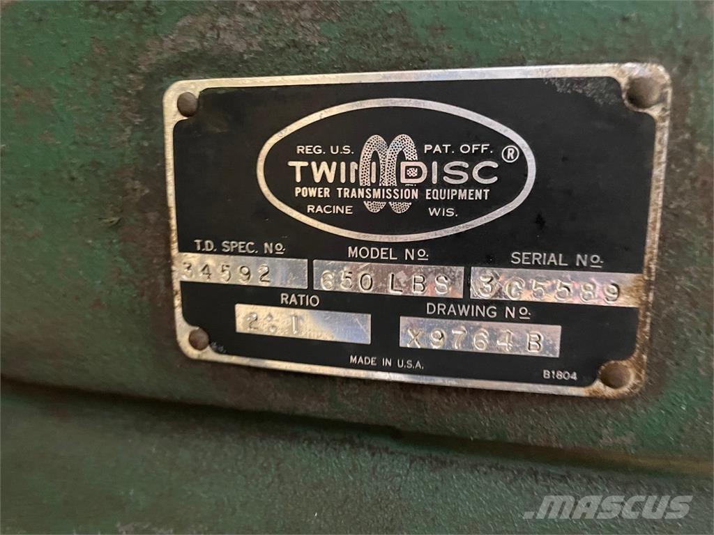  Twin Disc Model 6-C-1502-1 Ülekandemehhanism