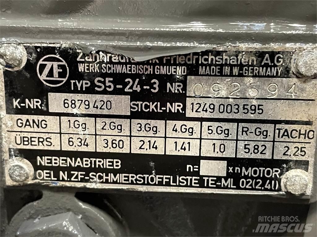ZF gearkasse type S5-24-3 Ülekandemehhanism