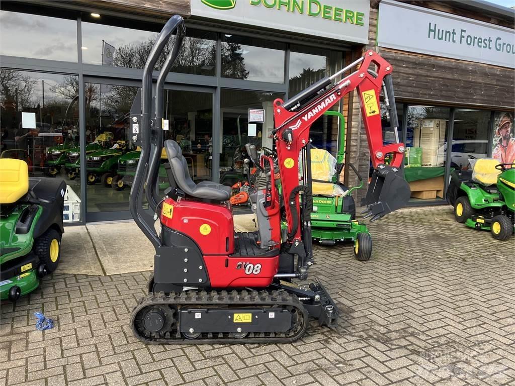 Yanmar SV08 Roomikekskavaatorid