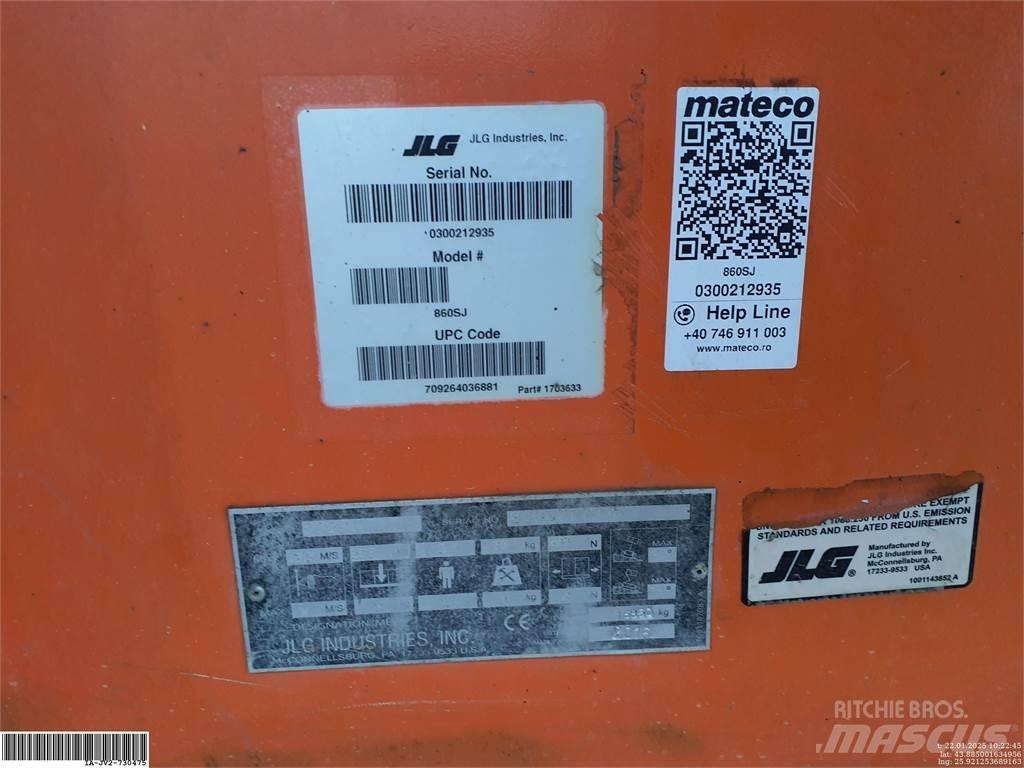 JLG 860SJ Iseliikuvad poomtõstukid