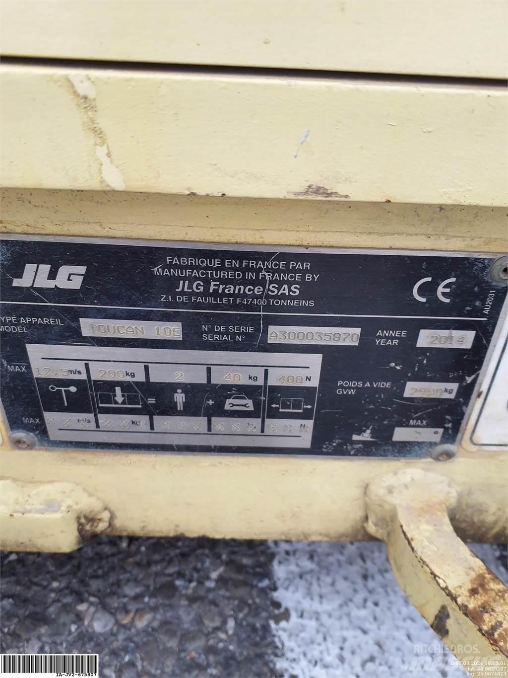 JLG Toucan 10E Vertikaalsed mast tõstukid