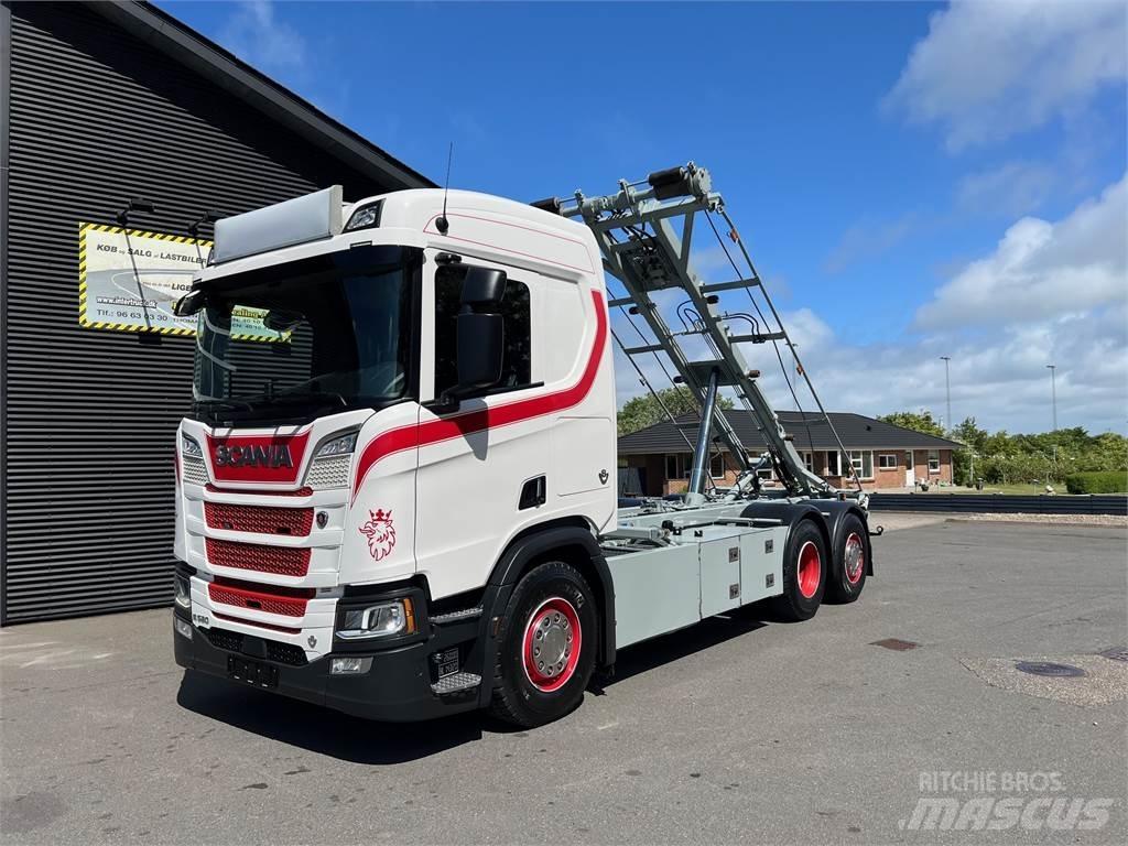 Scania R520 hejs Trossüsteemiga vahetuskere veokid