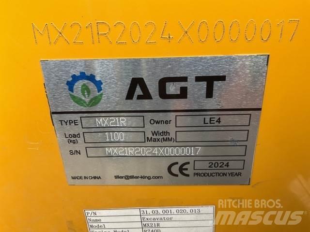 AGT MX21R Roomikekskavaatorid