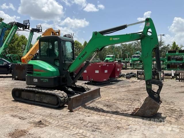 Bobcat E50 Roomikekskavaatorid