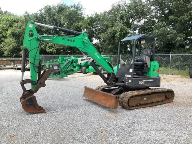 Bobcat E50 Roomikekskavaatorid