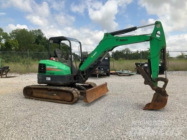 Bobcat E50 Roomikekskavaatorid