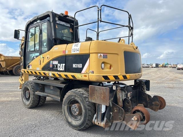 CAT M316D Ratasekskavaatorid