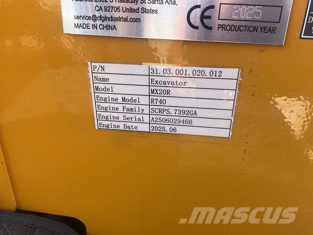 CFG MX20R Roomikekskavaatorid