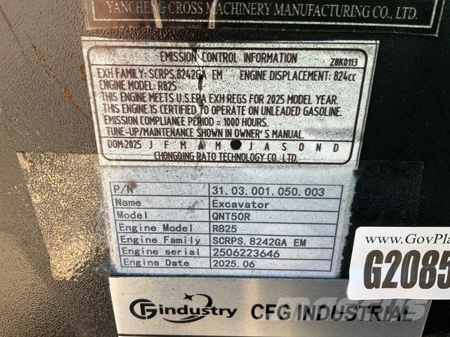 CFG QNT50R Roomikekskavaatorid