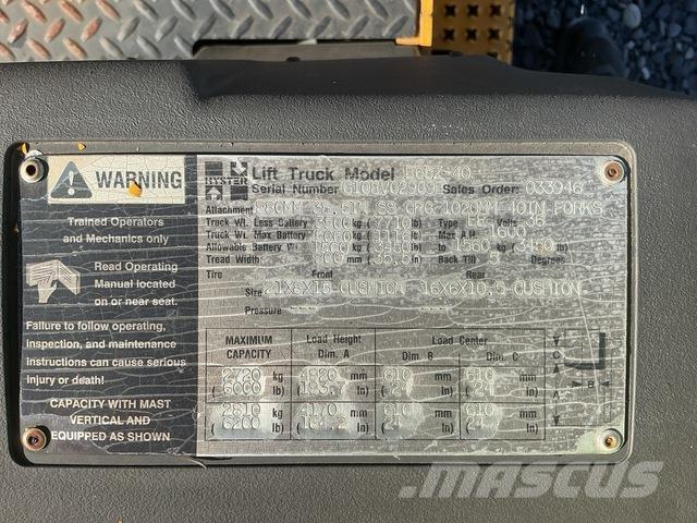 Hyster E65Z-40 Elektritõstukid