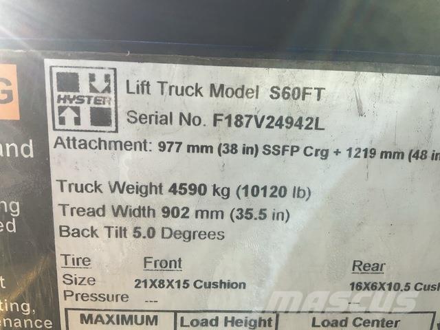 Hyster S60FT Elektritõstukid