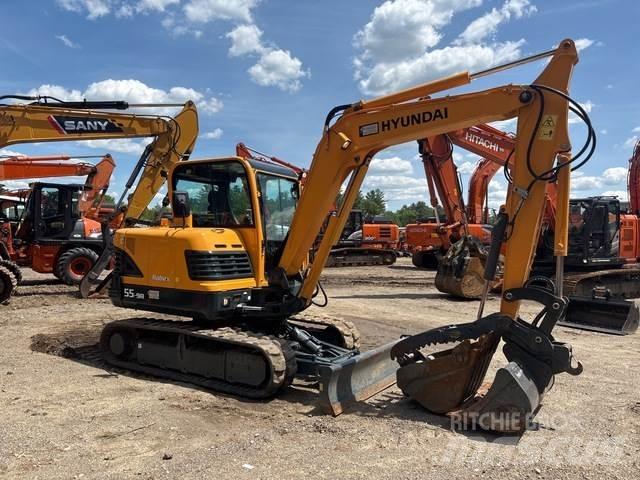 Hyundai R55-9A Roomikekskavaatorid
