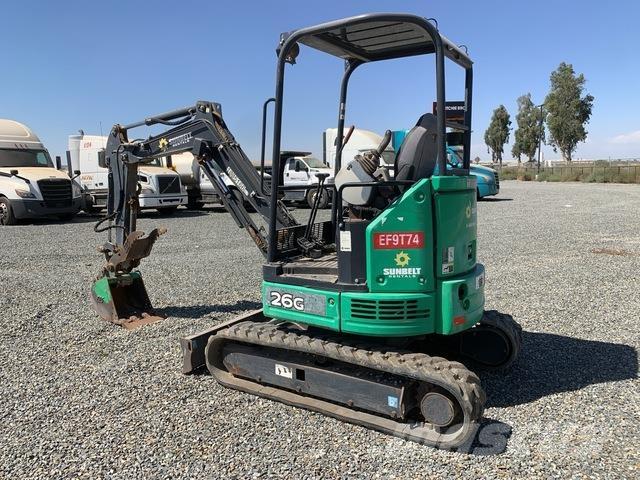 John Deere 26G Roomikekskavaatorid