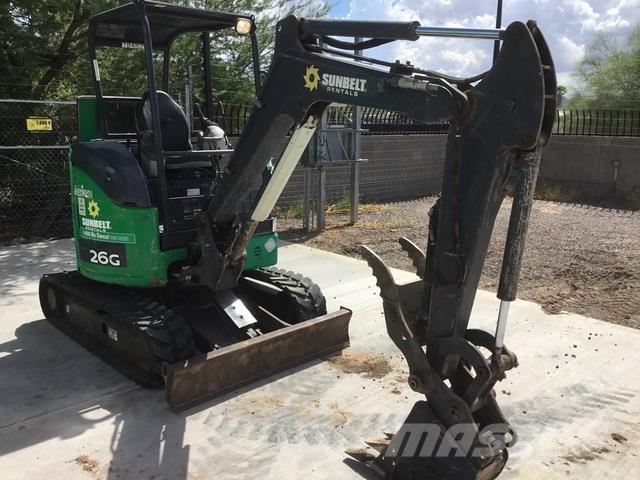 John Deere 26G Roomikekskavaatorid
