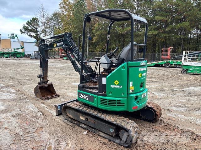 John Deere 26G Roomikekskavaatorid