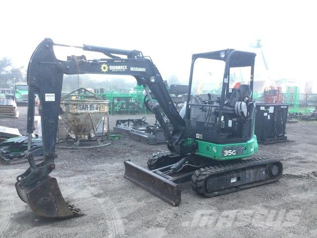 John Deere 35G Roomikekskavaatorid