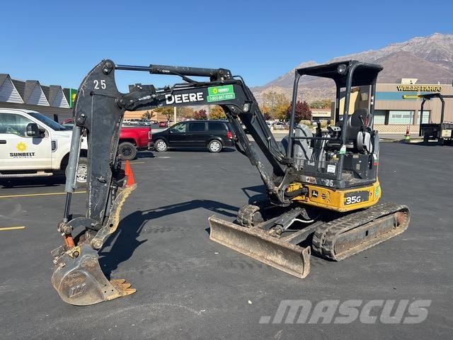 John Deere 35G Roomikekskavaatorid