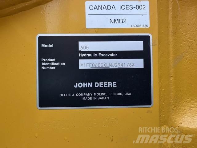 John Deere 60G Roomikekskavaatorid