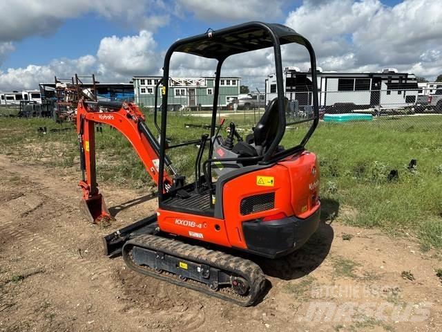 Kubota KX018-4 Roomikekskavaatorid