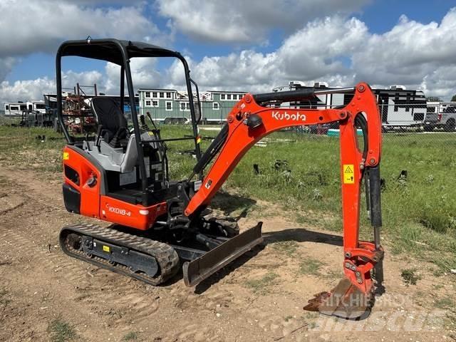 Kubota KX018-4 Roomikekskavaatorid