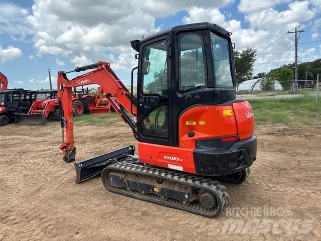 Kubota KX033-4 Roomikekskavaatorid