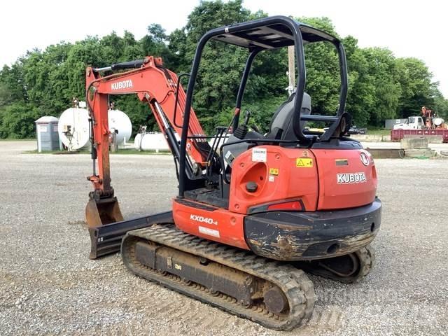 Kubota KX040-4 Roomikekskavaatorid