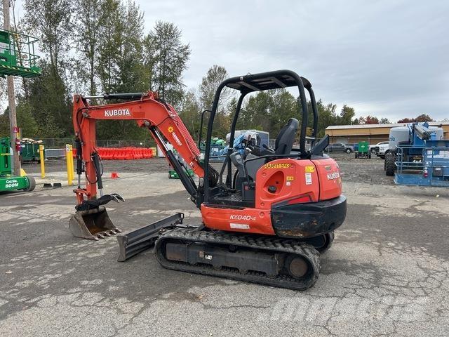 Kubota KX040-4 Roomikekskavaatorid
