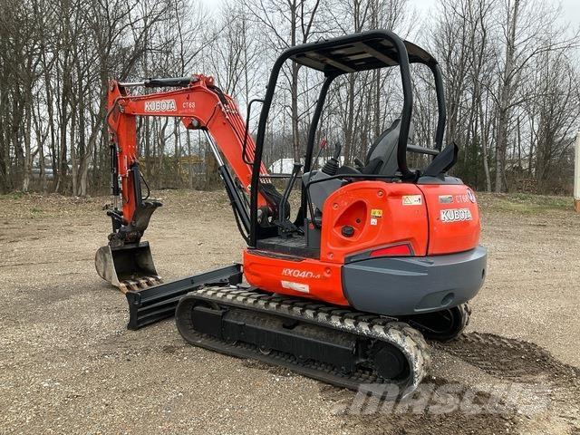 Kubota KX040-4 Roomikekskavaatorid