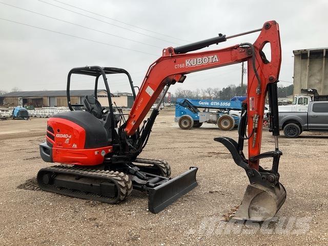 Kubota KX040-4 Roomikekskavaatorid