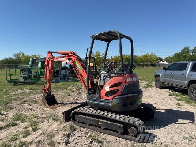 Kubota U25 Roomikekskavaatorid