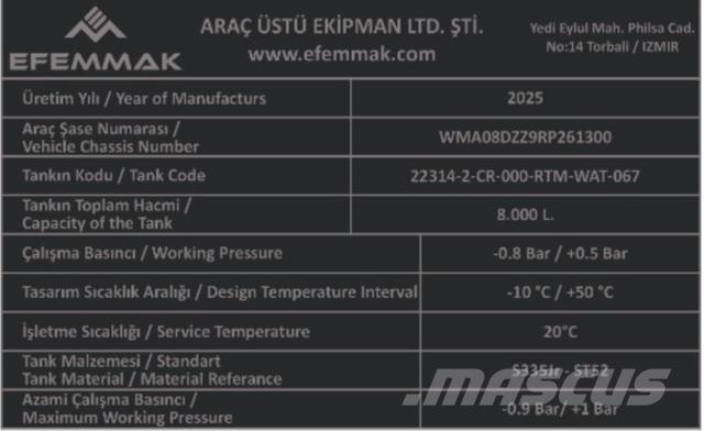MAN TGM18.250 Veepaagiga autod