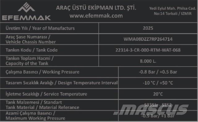 MAN TGM18.250 Veepaagiga autod