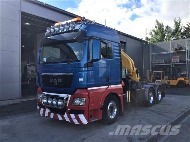 MAN TGX26.480 Kraanaga veokid