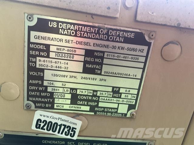  MCII MEP-805B Diiselgeneraatorid