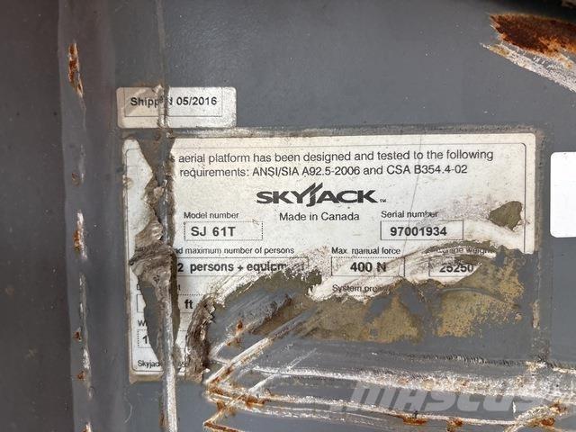 SkyJack SJ61T Teleskoop poomtõstukid
