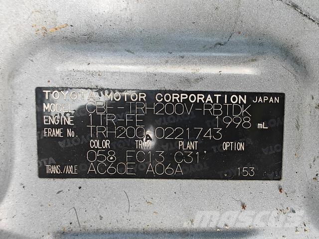 Toyota Hiace Väikebussid