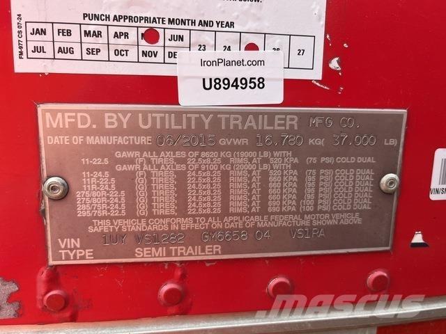 Utility VS1RA Külmikpoolhaagised
