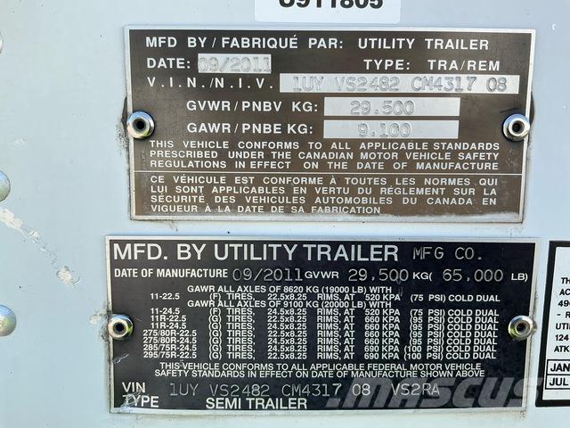Utility VS2RA Külmikpoolhaagised