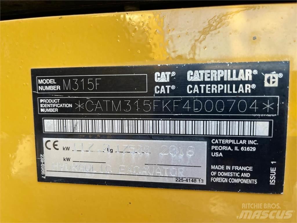 CAT M315F Ratasekskavaatorid