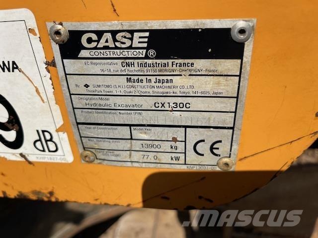 CASE CX130 Roomikekskavaatorid
