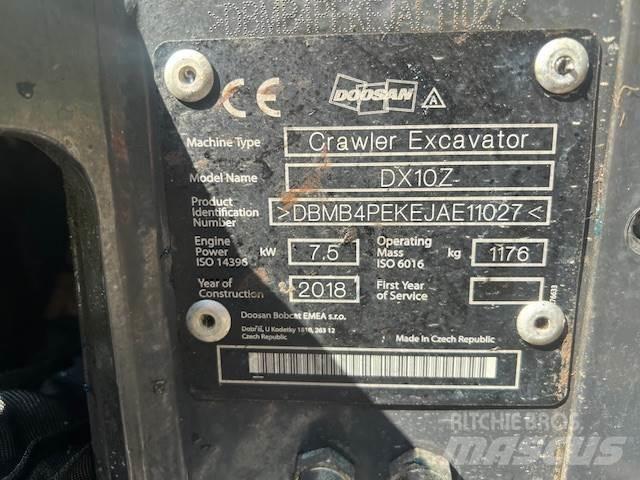 Doosan DX10Z Väikeekskavaatorid 7t-12t