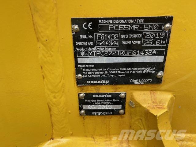 Komatsu PC55 MR-5 Väikeekskavaatorid 7t-12t