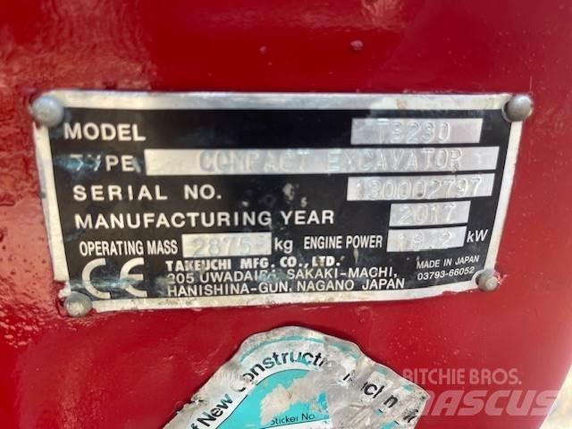 Takeuchi TB230 Väikeekskavaatorid 7t-12t