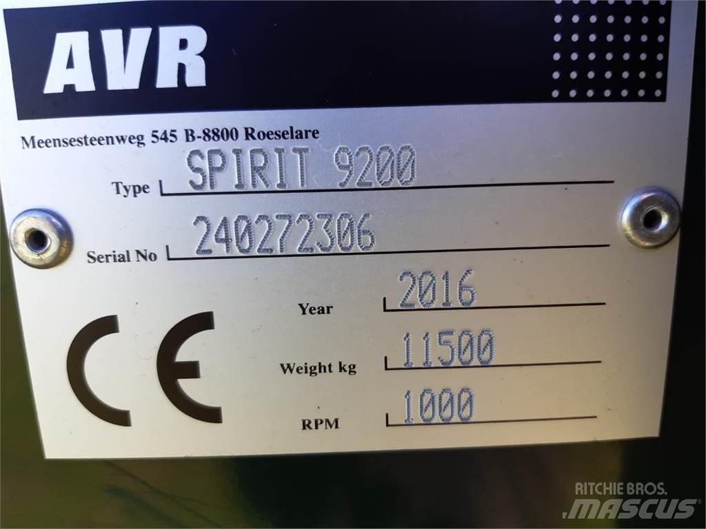 AVR SPIRIT 9200 Kartulikombainid ja kaevajad