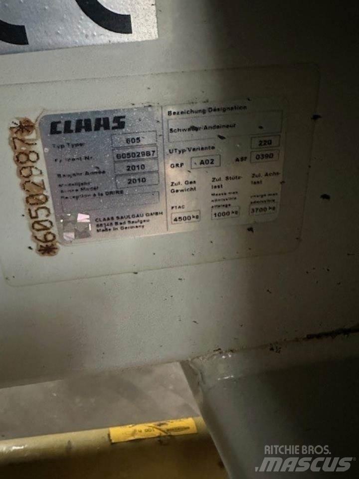 CLAAS LINER 3000 Vaalutid ja kaarutid