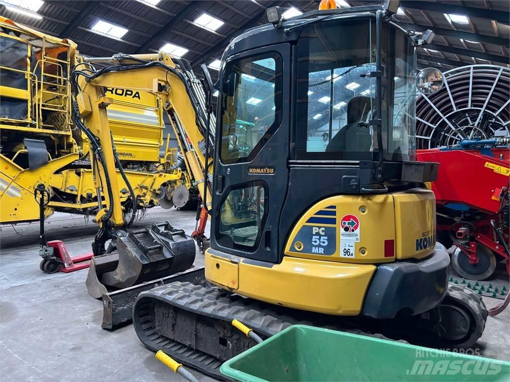 Komatsu PC 55 MR Roomikekskavaatorid