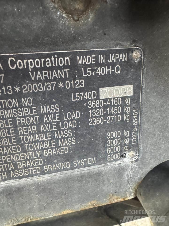 Kubota 5740 Kompakttraktorid